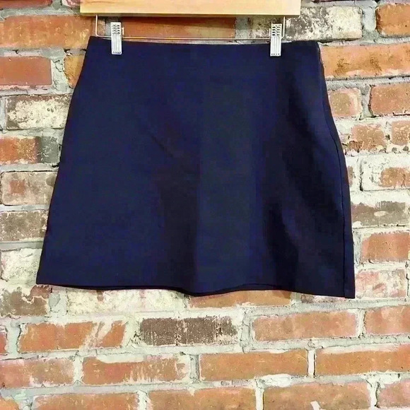 Daily Ritual Navy Blue Mini Skirt Size Small - Picture 1 of 7